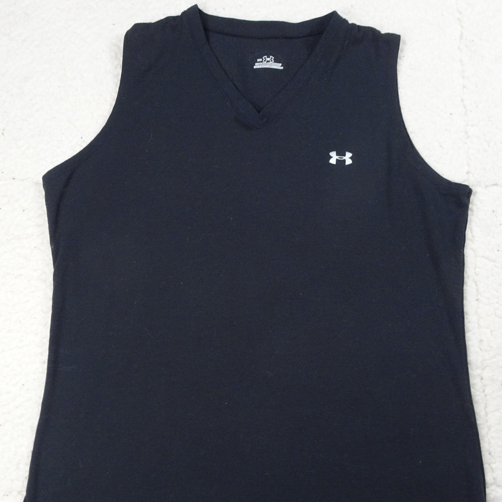 Under Armour Black Tank Top Size Medium